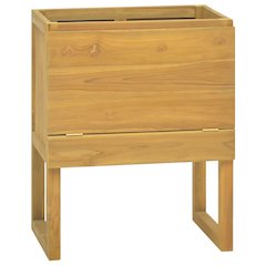 Bathroom Cabinet Natural Teak Solid Teak Wood Medium