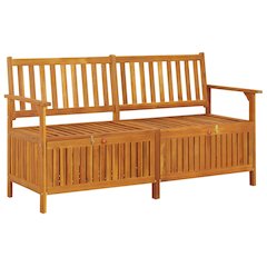 Bench Natural wood Solid acacia wood 58.3 in Bench Rectangular