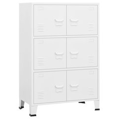 Storage Chest White Metal Medium Storage Chest Rectangular