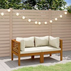Garden Lounge Set Cream, Brown