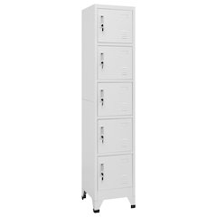 Locker Cabinet Light Grey Steel Medium Locker Cabinet