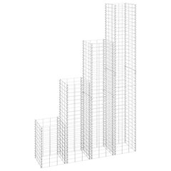Gabion Raised Bed Silver Iron Medium Durable Gabion Raised Bed