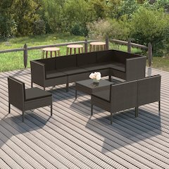 Garden Lounge Set Grey