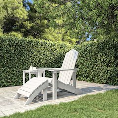 Garden Chair White HDPE (High Density Polyethylene) Standard