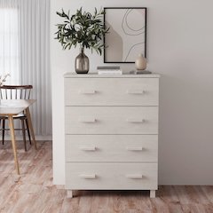 Sideboard White Solid pinewood, MDF Medium Sideboard