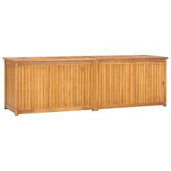 Garden Box Natural Teak Solid Teak Wood 68.9 in x 19.7 in x 21.7 in