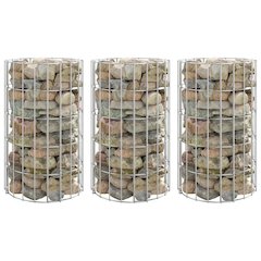 Gabion Raised Bed Silver Galvanized steel Medium Durable