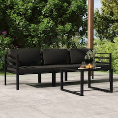 Garden Lounge Set Anthracite