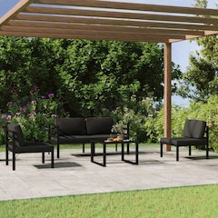 Garden Lounge Set Anthracite