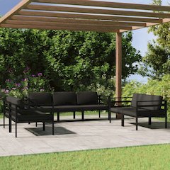 Garden Lounge Set Anthracite