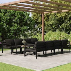 Garden Lounge Set Anthracite