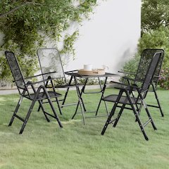 Garden Dining Set Anthracite