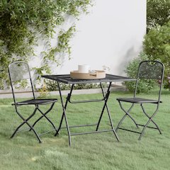 Garden Dining Set Anthracite