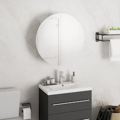 Bathroom Cabinet White Engineered wood Medium Bathroom Cabinet