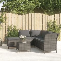 Garden Lounge Set Grey
