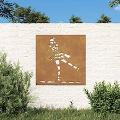 Garden Wall Decoration Rusty Corten steel 21.7x21.7 in