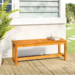 Garden Bench Natural Wood Solid acacia wood Medium Durable