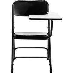 NPS® 5200 Series Tablet Arm Folding Chair, Left Arm, Black (Pack of 2)