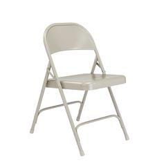 NPS® 50 Series All-Steel Folding Chair, Grey (Pack of 4)