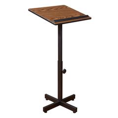Oklahoma Sound® Portable Presentation Lectern Stand, Medium Oak