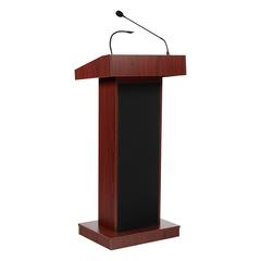 Oklahoma Sound® Orator Lectern, Mahogany