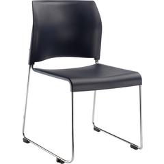 NPS® Cafetorium Plastic Stack Chair, Navy