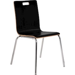 Bushwick Bentwood Chair, Black
