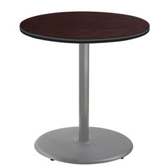 NPS® Café Table, 36" Round, Round Base, 36" Height, Particleboard Core/T-Mold