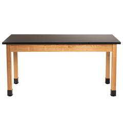 NPS® Wood Science Lab Table, 24 x 54 x 30, Chemical Resistant Top