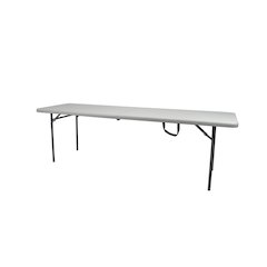 30 x 96" Comfort Max Fold in Half Plastic Table