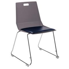 NPS® LūvraFlex Chair - Poly Back/Padded Seat -Multi
