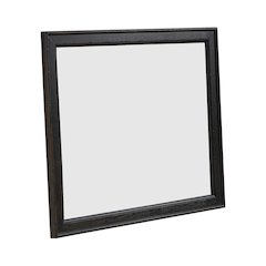 Landscape Mirror - Black Traditional Multi in Dusty Taupe