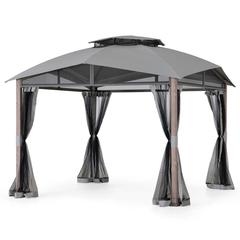 Sunjoy 12ft. X 12ft. Soft Top Gazebo with Netting