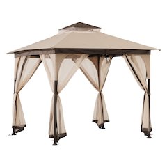 Soft Top Outdoor Steel Frame Gazebo Canopy