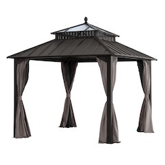 10 ft. x 10 ft. Kingston Extra-Tall, Wide Hardtop Gazebo