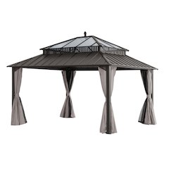 14 ft. x 12 ft. Kingston Extra-Tall, Wide Hardtop Gazebo