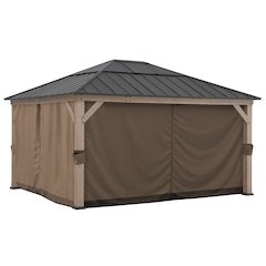 Replacement Privacy Side Wall Curtains for 13 ft. x 15 ft. Gazebos