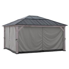 Replacement Privacy Side Wall Curtains for 13 ft. x 15 ft. Gazebos