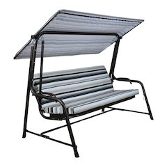 4-Seat Luxury Swing and Bed with Elastic Metal Mesh Seat