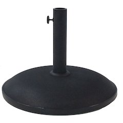 55 lb Black Concrete Base Fits up to 1.75" Diameter Umbrella Poles
