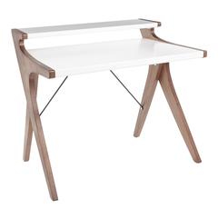 Walnut Wood, White Wood Archer Desk