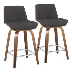 Multi Corazza 24" Fixed-Height Counter Stool - Set of 2