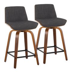 Multi Corazza 24" Fixed-Height Counter Stool - Set of 2