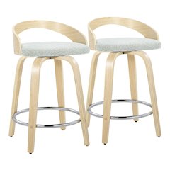 Grotto 24" Fixed-Height Counter Stool - Set of 2