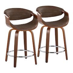 Symphony 24" Fixed-Height Counter Stool - Set of 2