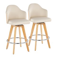 Ahoy 26" Fixed-Height Counter Stool - Set of 2