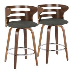 Multi Cosini 26" Fixed-Height Counter Stool - Set of 2