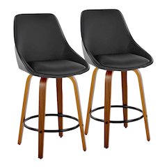 Diana 26" Fixed-Height Counter Stool - Set of 2