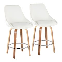 Diana 26" Fixed-Height Counter Stool - Set of  2