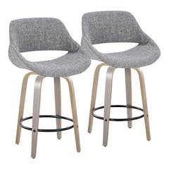 Fabrico 26" Fixed-Height Counter Stool - Set of 2